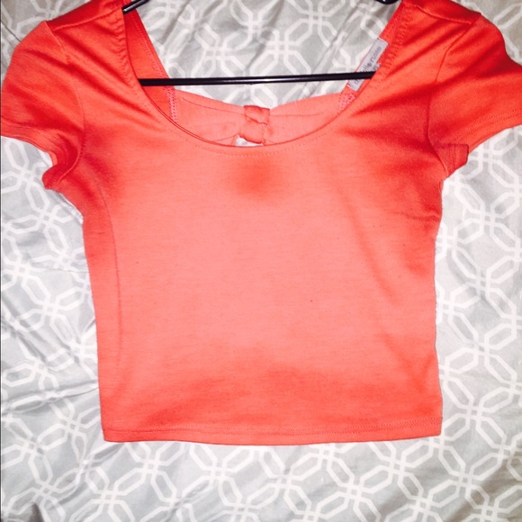 Orange blush crop top - Picture 2 of 4