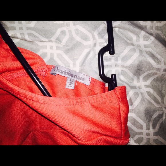 Orange blush crop top - Picture 3 of 4