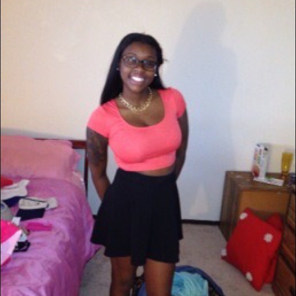 Orange blush crop top - Picture 4 of 4