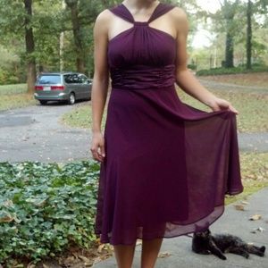 *DONATED* Wine-colored Evening Dress