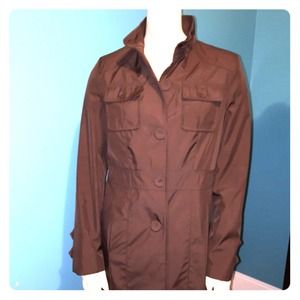 Kenneth Cole Reaction brown fitted jacket sz Small