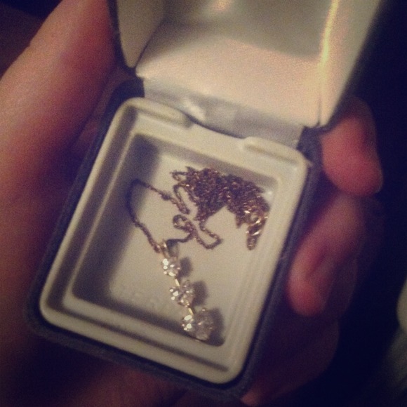 Diamond heart necklace