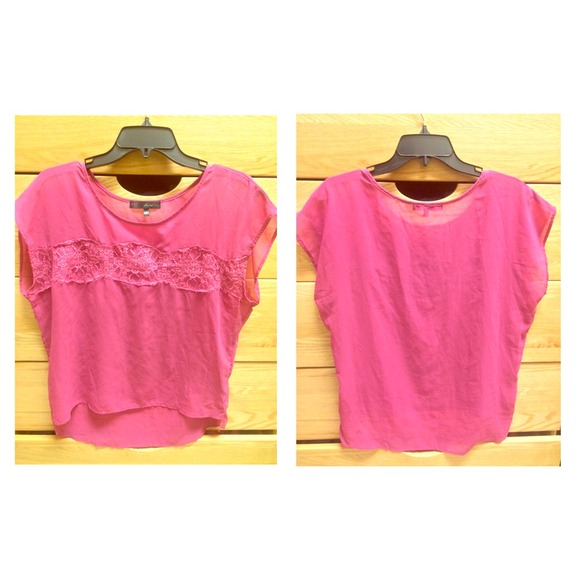 Pretty Silk Laced Dress Top!
