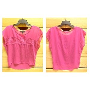 Pretty Silk Laced Dress Top!