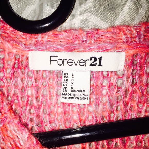 Blue purple and pink ombre knit sweater - Picture 3 of 4