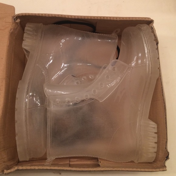 Clear Jelly Boots