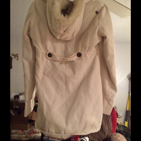 Billabong winter jacket/trench coat - Picture 3 of 4
