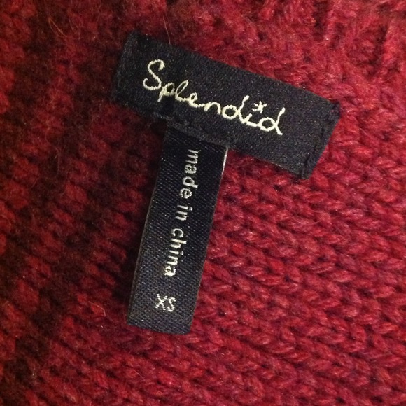 Splendid 3/4 Sweater Shirt - Picture 3 of 3