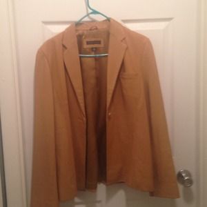 Banana Republic soft leather blazer