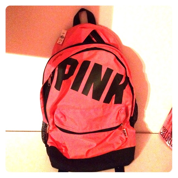 Pink backpack