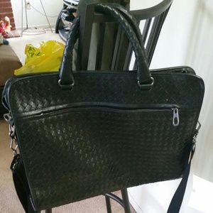 Leather Laptop hand bag