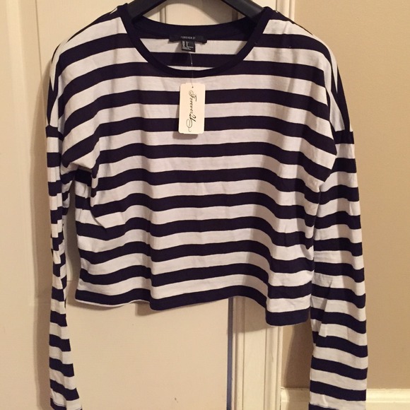 Striped Crop Top