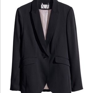 H&M Fitted Black Blazer