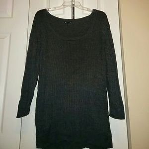 Long Gray Sweater