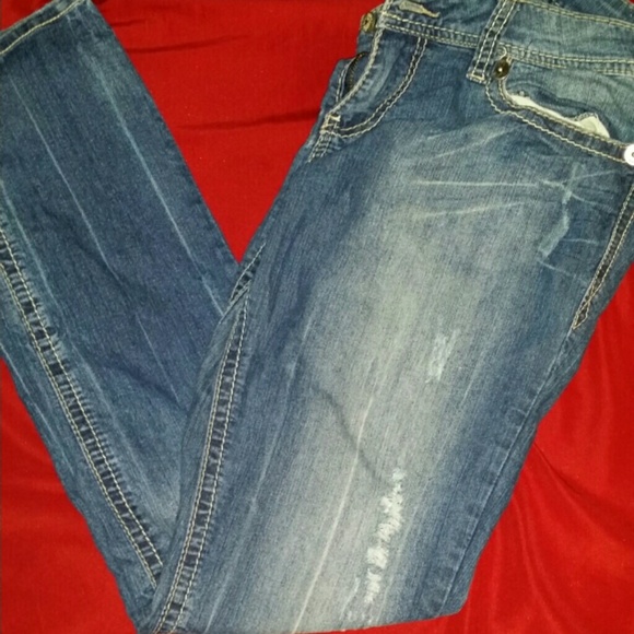 YMI Distressed Denim - Picture 2 of 4