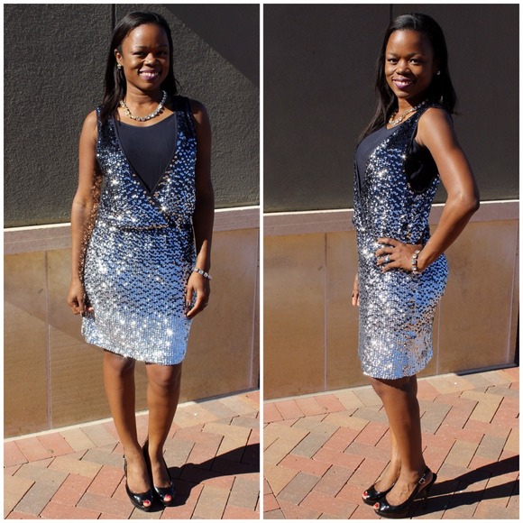 🚫SOLD🚫✨Host Pick✨Tory Burch Ombre Sequin Dress