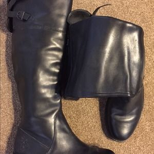Vince Camuto black riding boots