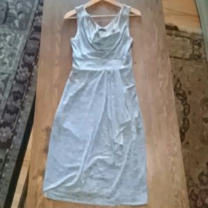 Gray jersey look dress