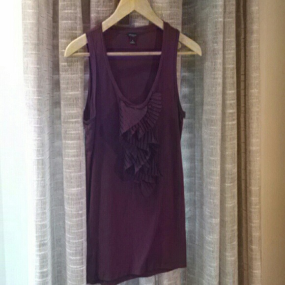 Maroon Ann Taylor blouse