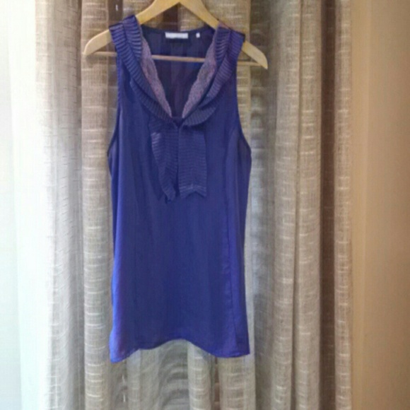 Purple lace blouse