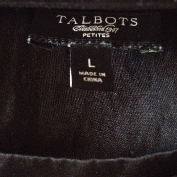 Talbots silky top - Picture 3 of 3