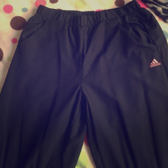 Adidas slik black pants