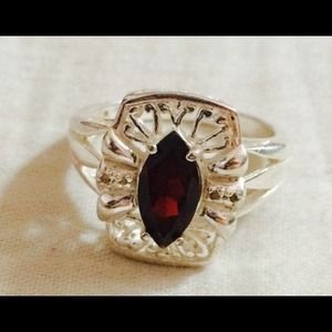 Garnet Cocktail Ring