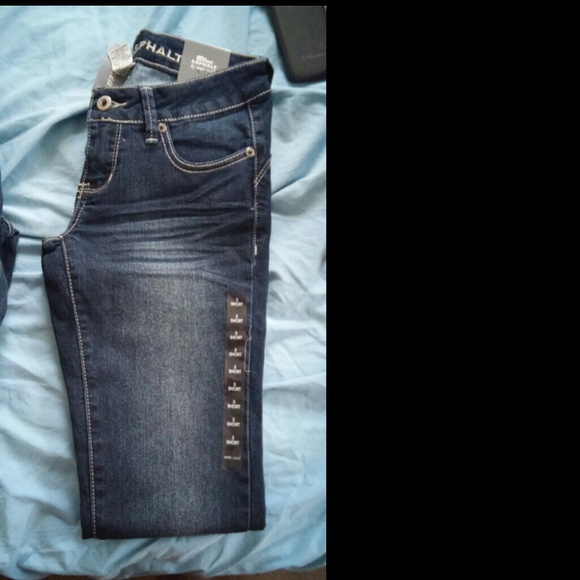 Blue asphalt jeans