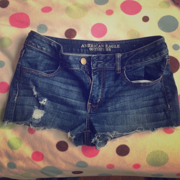 AE jean super short shorts