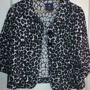 Leopard mini coat