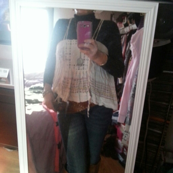 Free People boho multi strap top - Picture 2 of 3