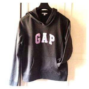 Gap grey and purple sweatshirt