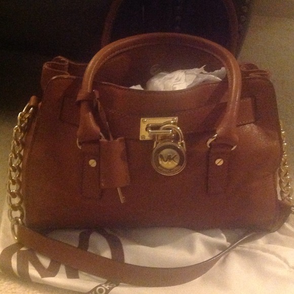 Michael Kors Handbags - MICHAEL Michael Kors Hamilton Leather Satchel