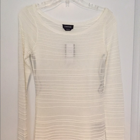 Bebe egret knit top