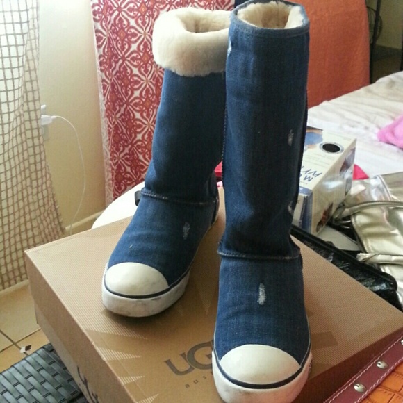 Uggs denim boots