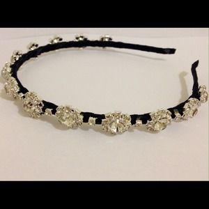 Embellished flower headband