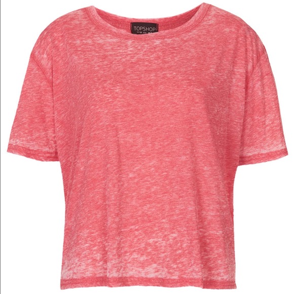 Topshop Burnout Boxy Tee