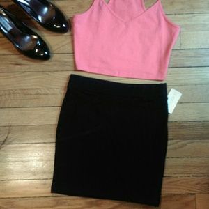 NWT Black Bodycon Skirt Size S