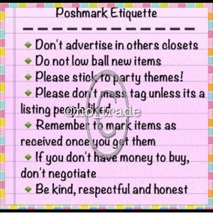 💖MY CLOSET ETIQUETTE💖