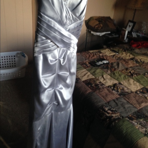 Silver dress with bling - Picture 2 of 3