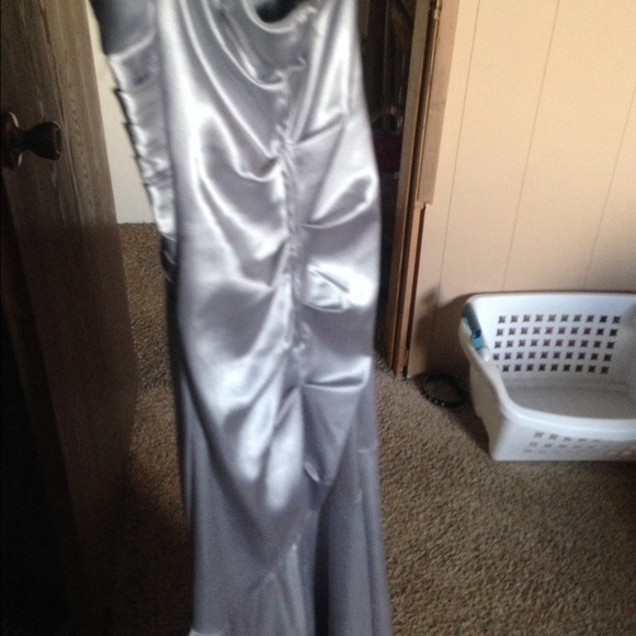 Silver dress with bling - Picture 3 of 3