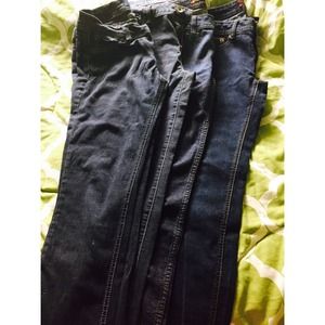 Denim bootleg jeans 😏🙌