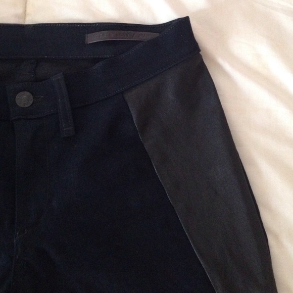rag & bone midnight legging w leather detail - Picture 3 of 3