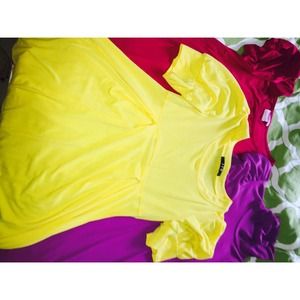 3 different and cute colored dresses 😁👌