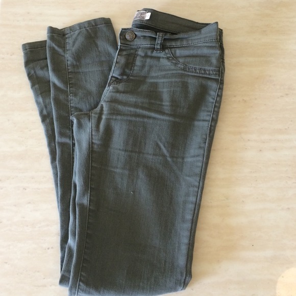 Army green lightweight Jean.