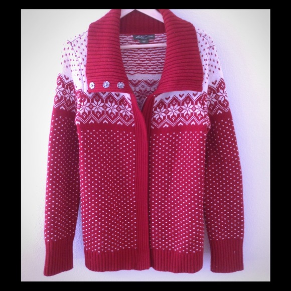 SALE💕 - Eddie Baure Fair Isle Cardigan