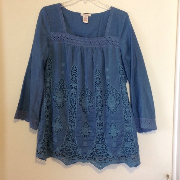 Sundance blue hippi top