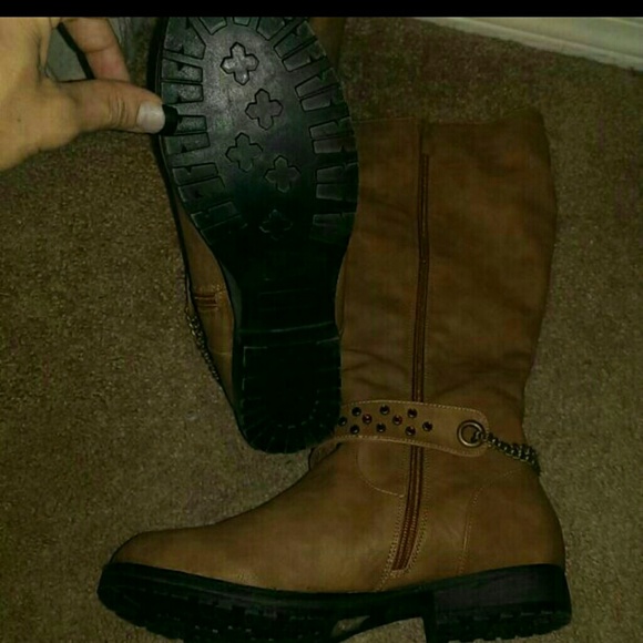 Sold merc ❌❌ cognac below knee riding boot 8w - Picture 3 of 3