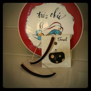 Earrings and Fossil Ring