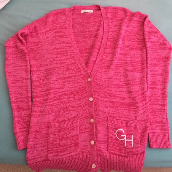 Gilly Hicks pink oversized cardigan